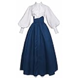 Vintage Victorian Dress Edwardian Medieval Renaissance Costume Women