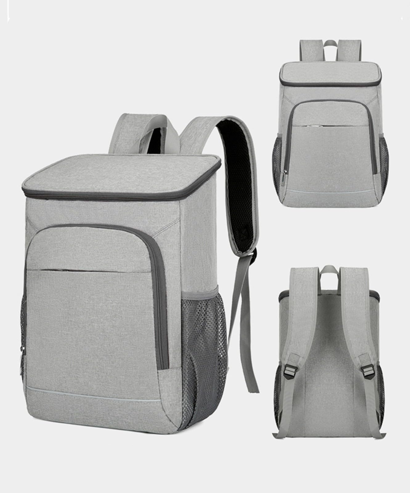 Borsa Termica Grande 30L Per Picnic E Campeggio – Morbida, Impermeabile, Isolata, Pieghevole, Con Tasca, Nero