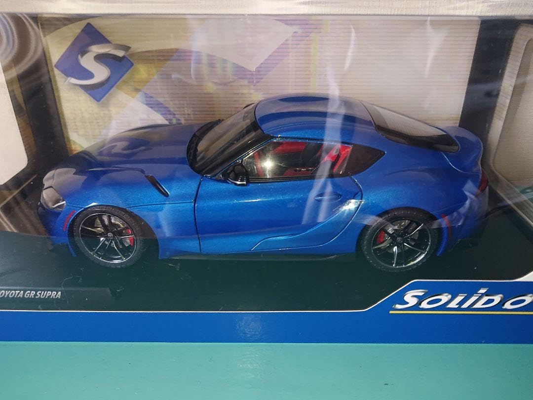 ソリッド SOLIDO 1/18 GRスープラ ブルー Amazon.com: Solido 1:18 Toyota GR Supra Blue 2021 : Toys & Games