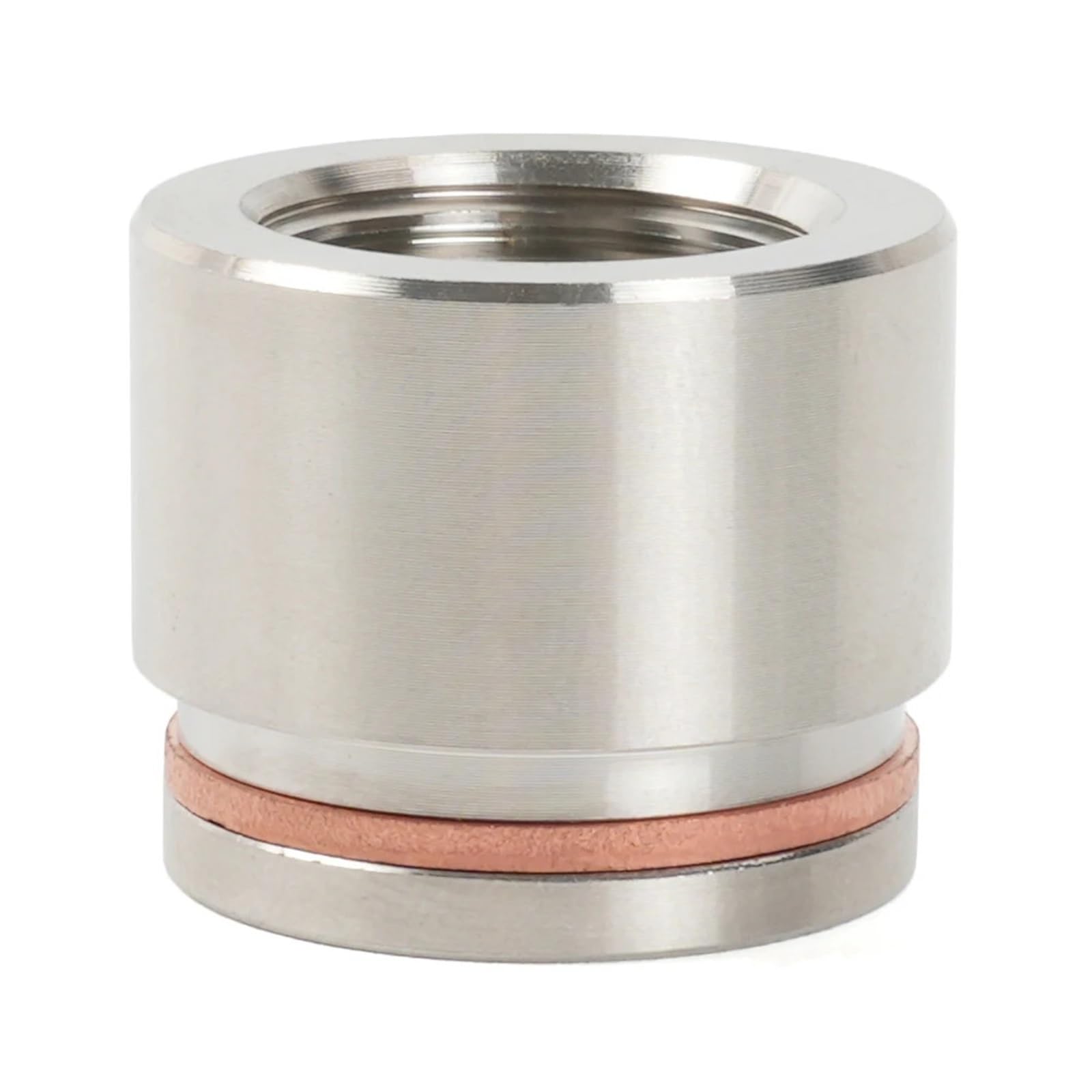 M18 x 1,5 O2-Sauerstoffsensor-Spundstopfen-Montagestopfen- und Stopfen-Adapter aus Edelstahl mit flacher oder Lambdasonde Adapter(Flat Style)