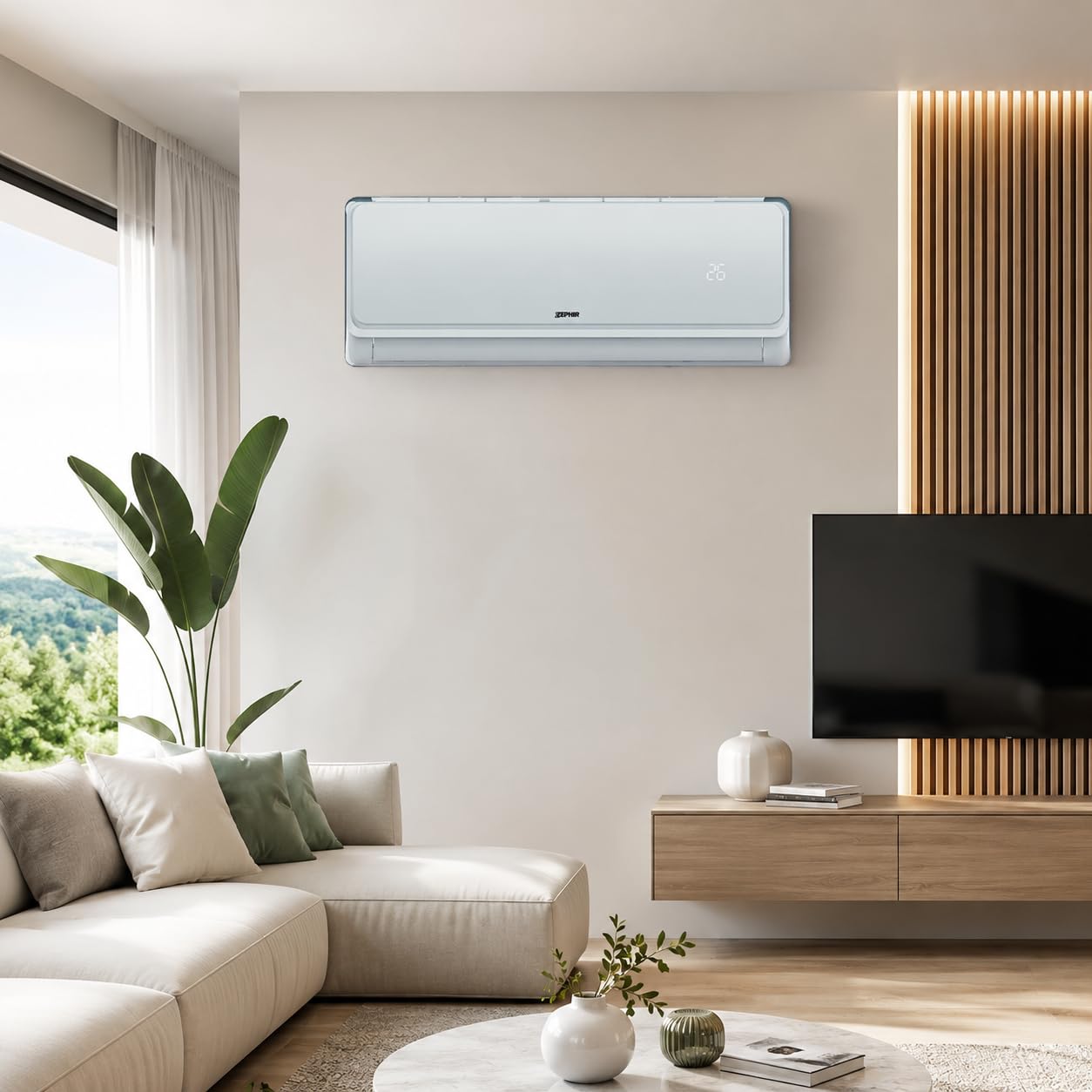 Condizionatore Monosplit Inverter ZAB 9000 MY26, 9000 BTU, Classe A++/A+, Gas R32, con Deumidificazione e Telecomando