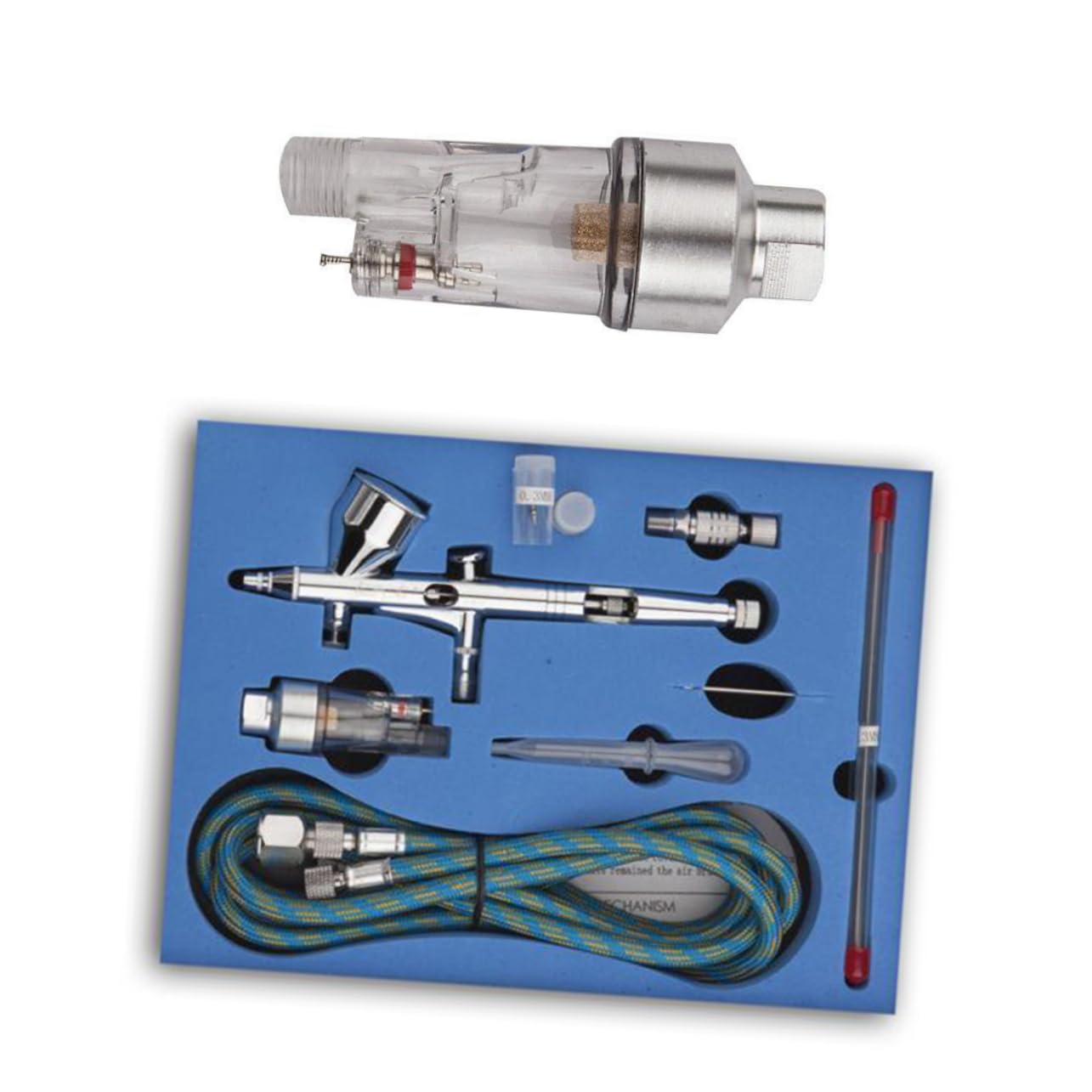 Kit Aérographe 180k Compresseur Portable pour Ongles et Peinture