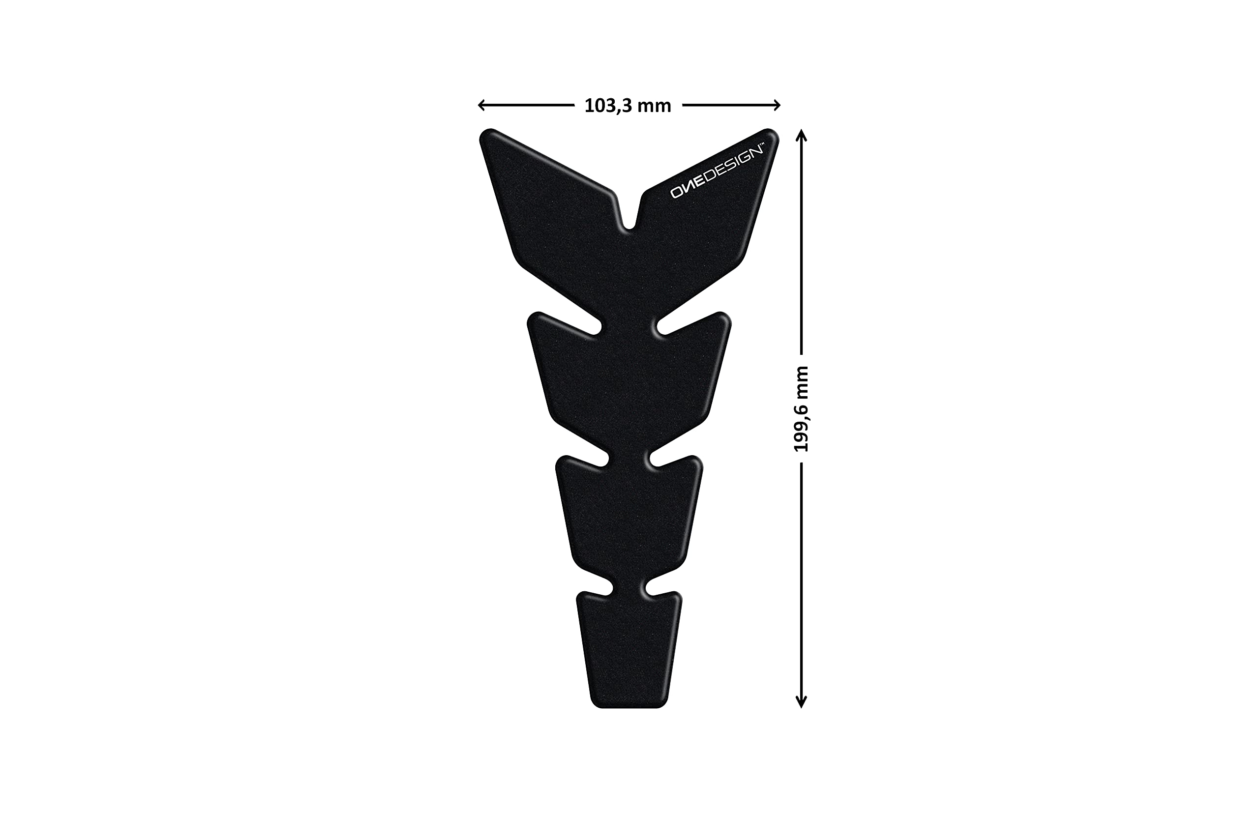 Puig Black 9304N - Soft Touch Leather Effect Tank Pad For Ktm 1050 Adventure 2015-2016