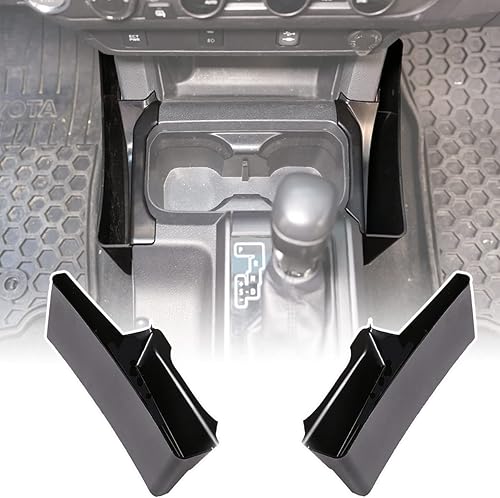 CHEAYAR Caja de almacenamiento lateral de control central para Toyota Tacoma 2016 2017 2018 2019 2020 2021 2022 2023, bandeja organizadora de cambio