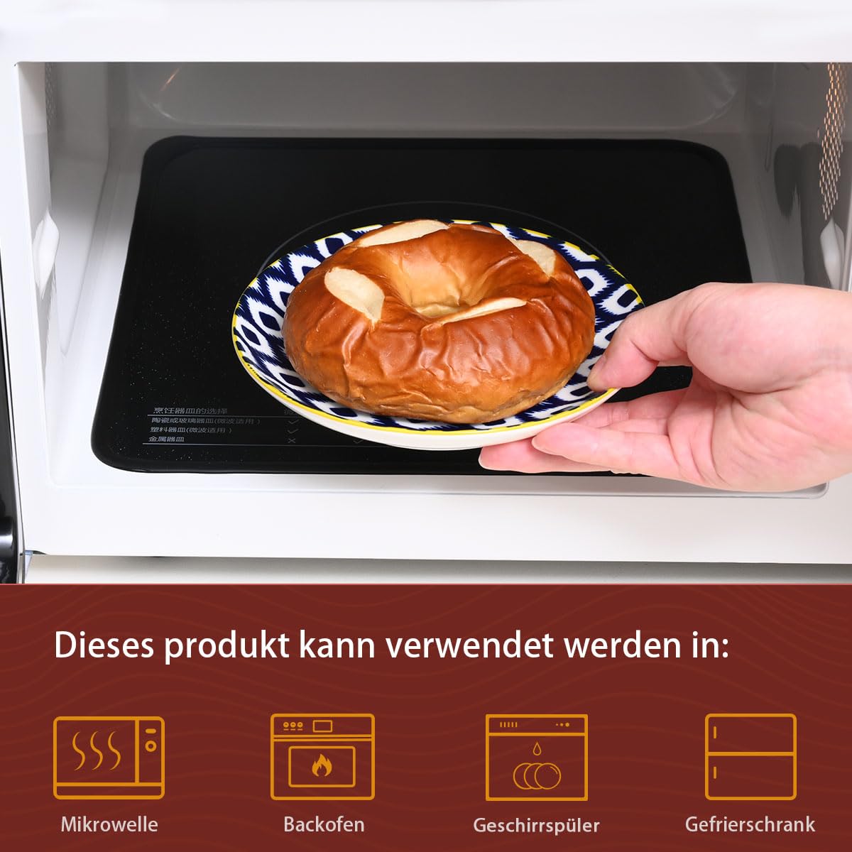 WishDeco Kuchenteller 6er Set, Kleine Dessertteller 15cm, Porzellan Salatteller, Bunte Frühstücksteller, Mini Speiseteller für Pasta, Obst, Brot