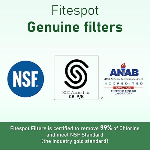 Miniatura 5 de Paquete de 2 cartuchos de filtro de ducha de repuesto para cabezal de ducha de mano, filtros de repuesto de 18 etapas para agua dura, elimina cloro