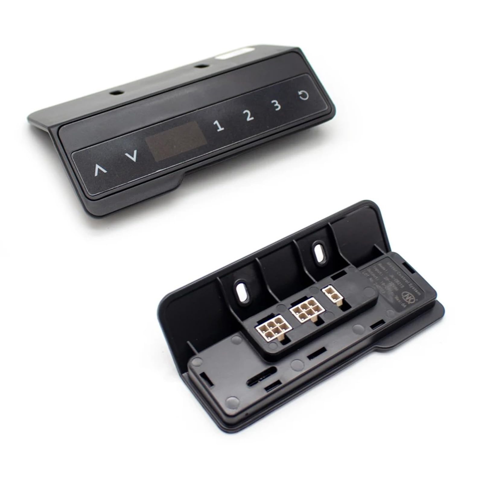 Moteur de Table surélevée 94A10, Kit de 3 pièces intégré à Commande Manuelle Ensemble de Moteur de Table élévatrice Accessoires de Bureau élévateur 40 kg, 107 TR/Min,6mm Hole