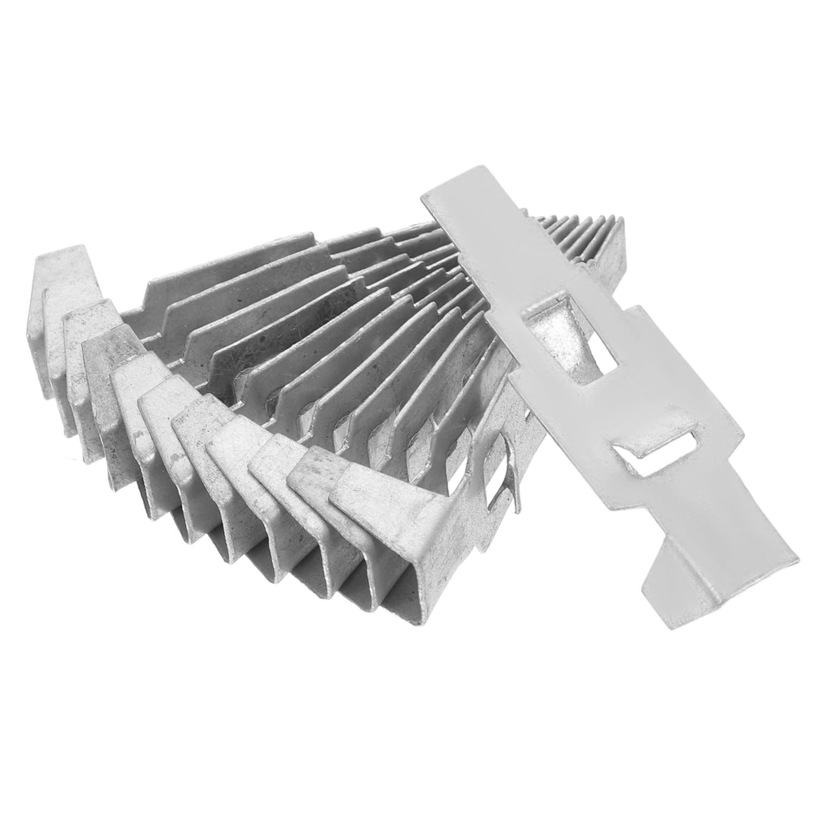 Holibanna 12Pcs Metal Cabinet Shelf Clips Support Brackets for Kitchen Office Storage Sturdy Design Easy Installation Compatible with Cabinets