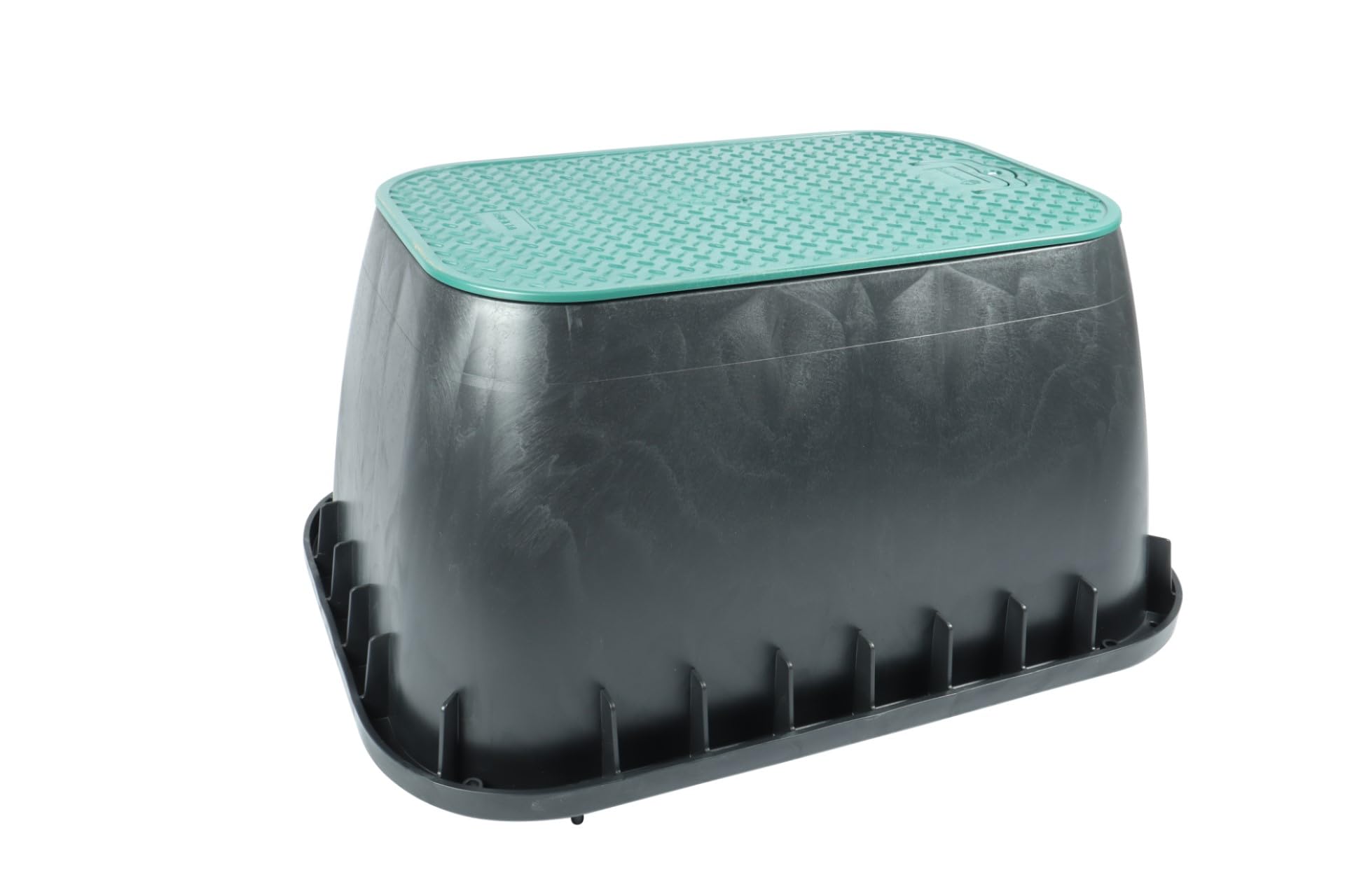 Bewässerungsverteiler Ventilbox (Hauptventil, Vorfilter, 12 Stationen) | inkl. Anschlussmaterial | Verschraubungselemente | Magnetventile | Messing Druckluftanschluss mit Kugelhahn