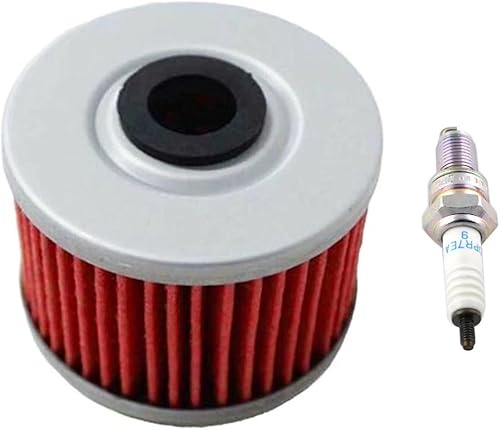 Miniatura 5 de Filtro de aire, filtro de aceite y bujía compatible con Honda Fourtrax 300 2x4 y 4x4 TRX300FW