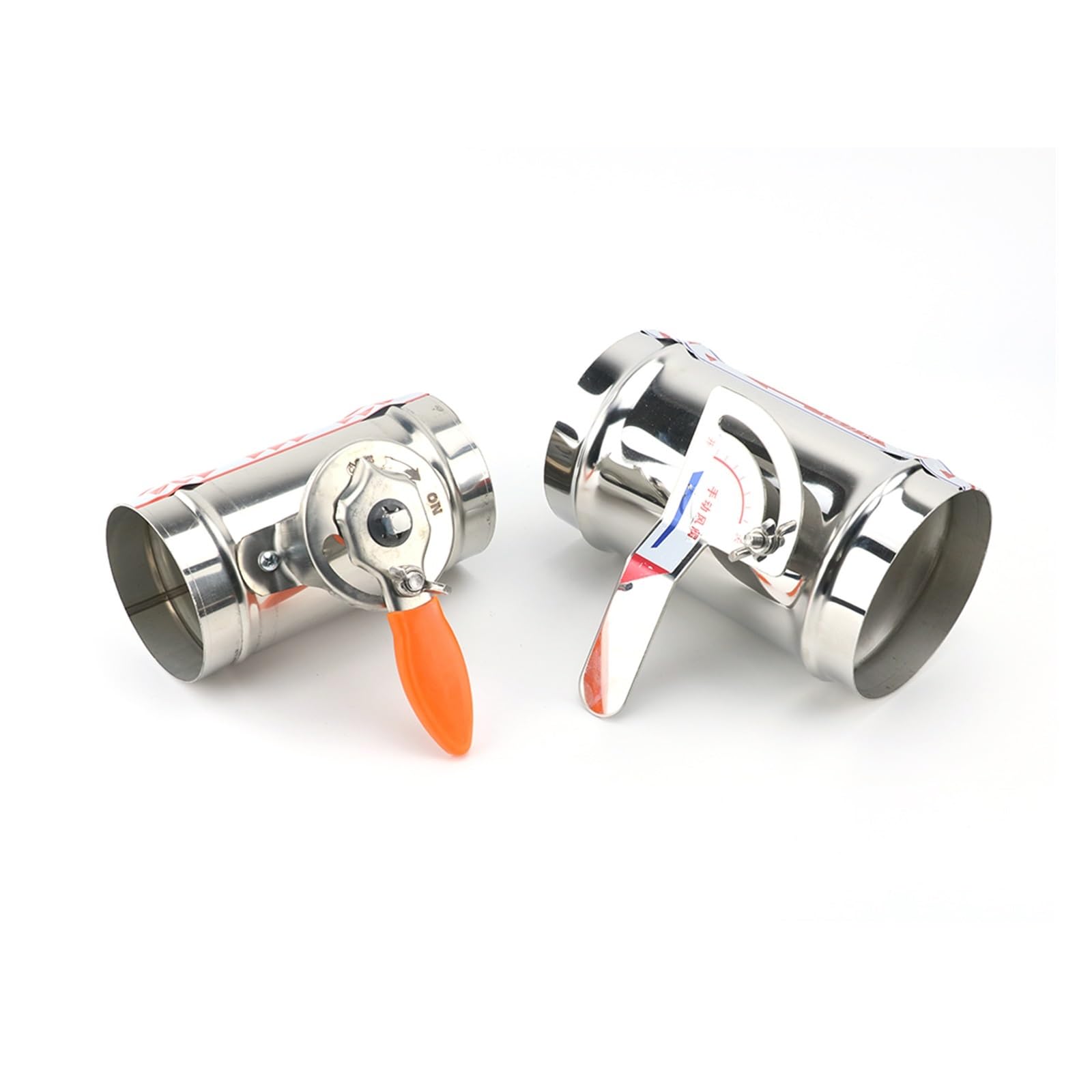 Accessori Ventilazione Serranda Controllo Flusso Aria 63mm - Regolatore Manuale In Acciaio Inossidabile 201 Acciaio Inox 201