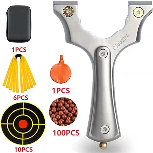 Miniatura 7 de Tirachinas de acero inoxidable adecuado para deportes al aire libre duradero y fácil de agarrar