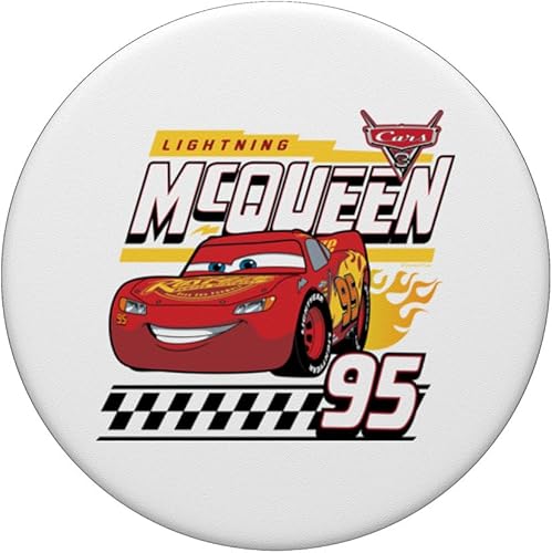 Miniatura 3 de Cars - Calcomanía de Rayo McQueen PopSockets intercambiables PopGrip