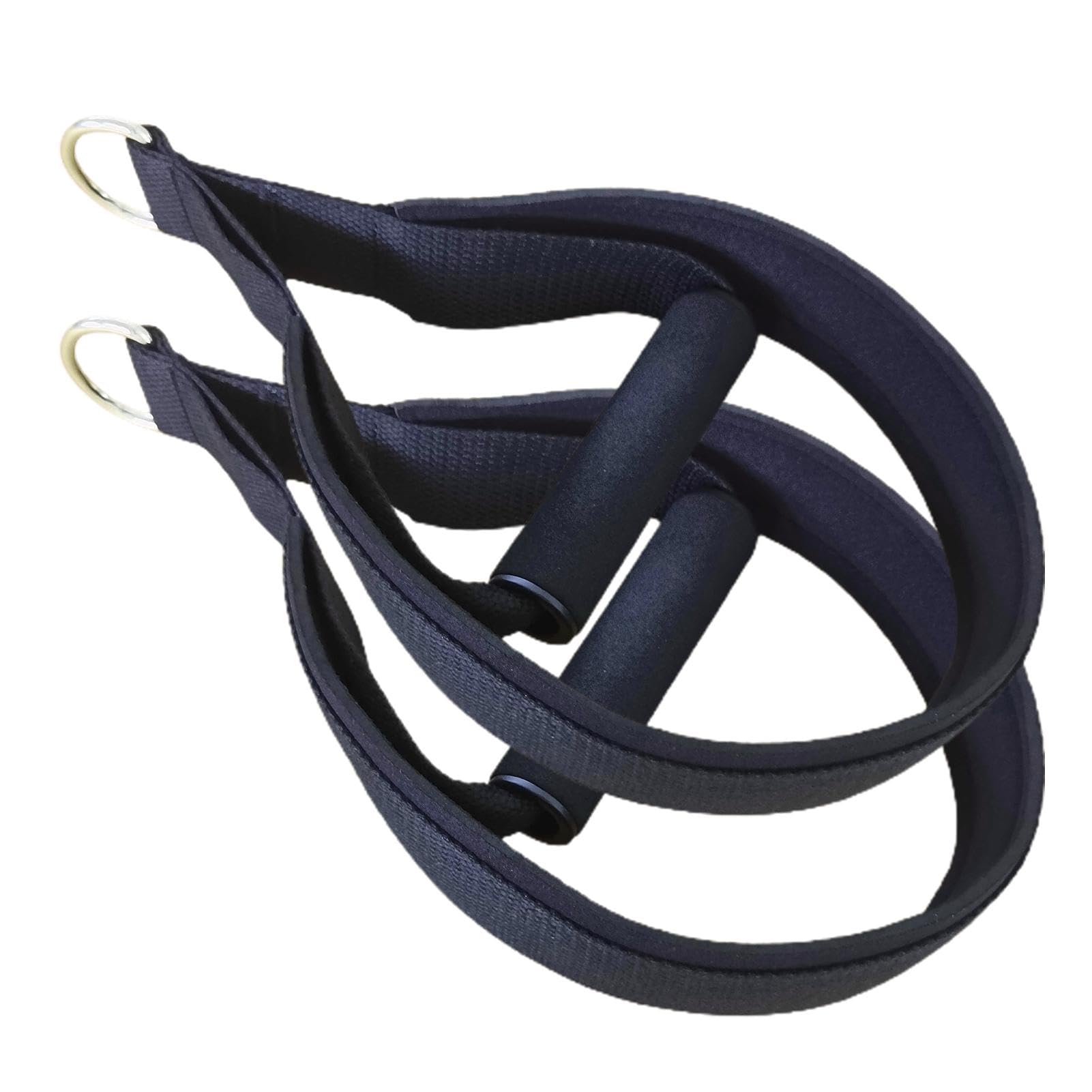 Reformer Pilates Straps - Home Pilates Straps, Double Loops Pilates Straps | 2 Pieces Exercise Straps, Yoga Straps D-Ring, Adjustable Lop Exercise Straps, Pilates Accessories for Home Gym