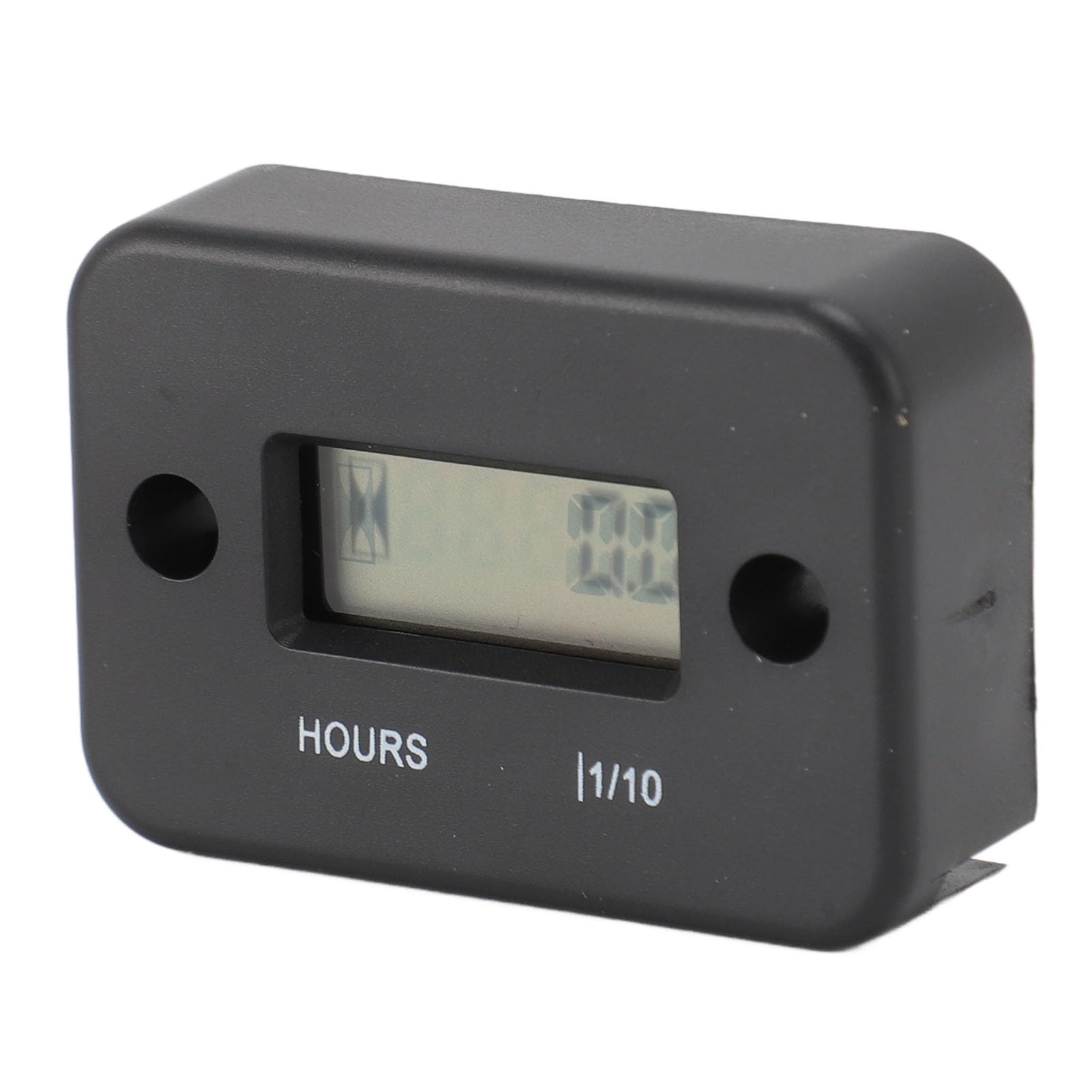 Runleader Compteur Horaire Numérique, Compteur Horaire Numérique, ABS étanche aux Chocs, Enregistrement de 9999,9 Heures 99999 Tr/min, Installation Facile Batterie, pour
