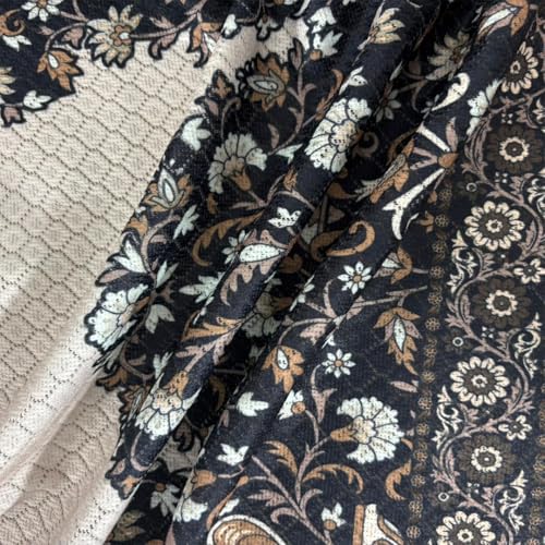 Image of Homerz Premium 'Maharaja Paradise Series' Sofa Cover | Net Fabric Sofa Cover | Washable, Anti-Dust Backed & Wrinkle Resistant Cover (Beige Empress, 3 Seater, Only Seat Cover)