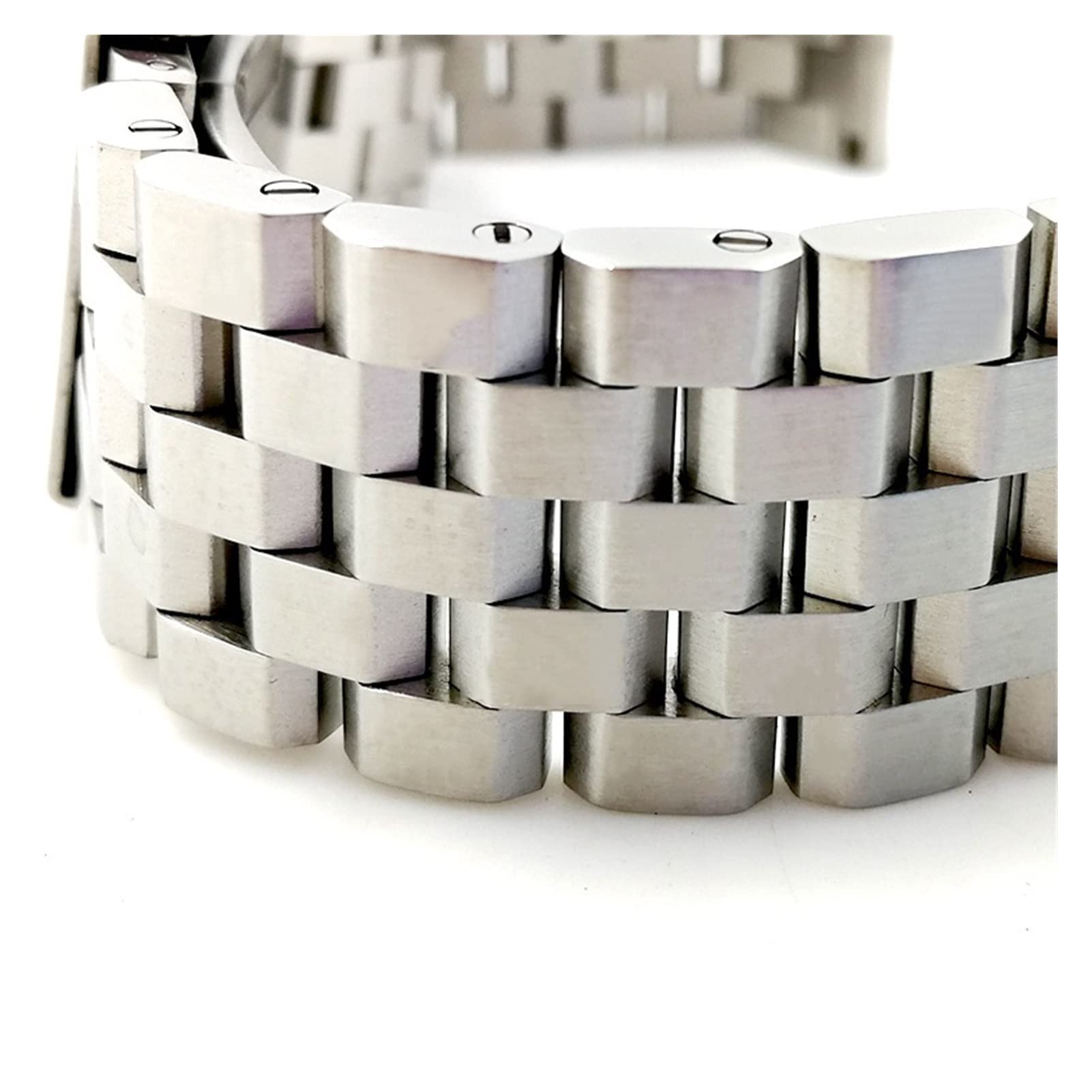 Fanda di orologi in metallo Premium Solid in acciaio inossidabile cinghie da uomo Donne Black Silver Wristband 26mm 24mm 22mm 20mm 18mm