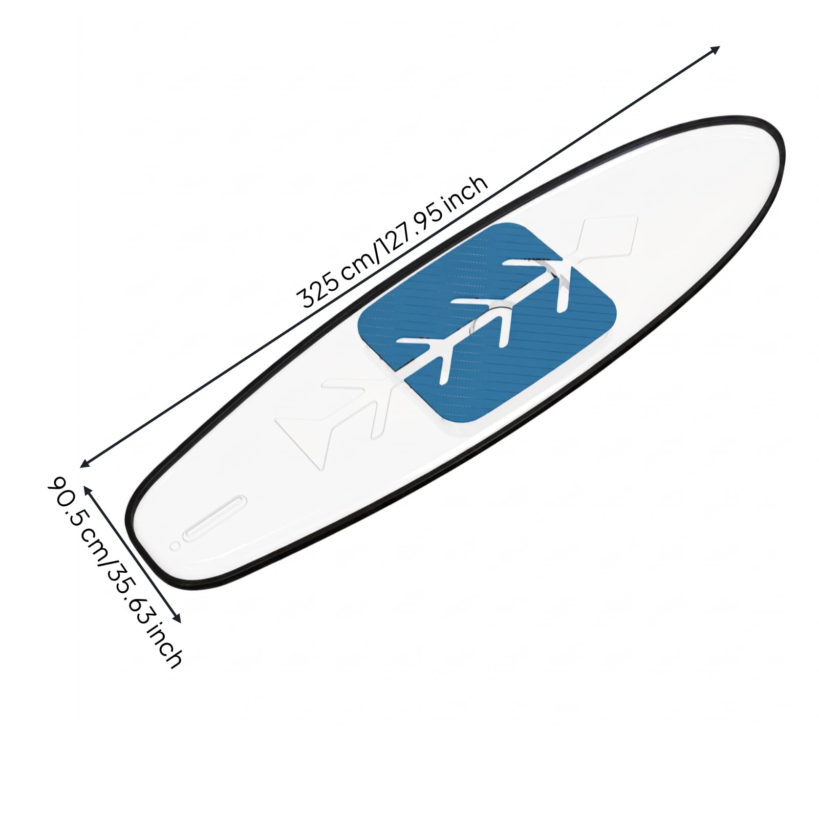 Paddleboard Gonflable Transparent Planche Stand Planche de Glisse Planche de Construction Gonflable Ouverture de Gonflage Prise en Main Facile