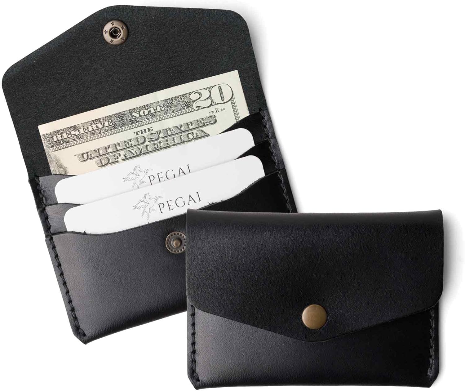PEGAI Leather Card Holder for women/Womens Credit Card