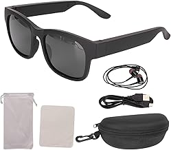 Wireless Bluetooth Sunglasses, Stereo Listening to Music and Calls, Bluetooth 5.0 Smart Glasses