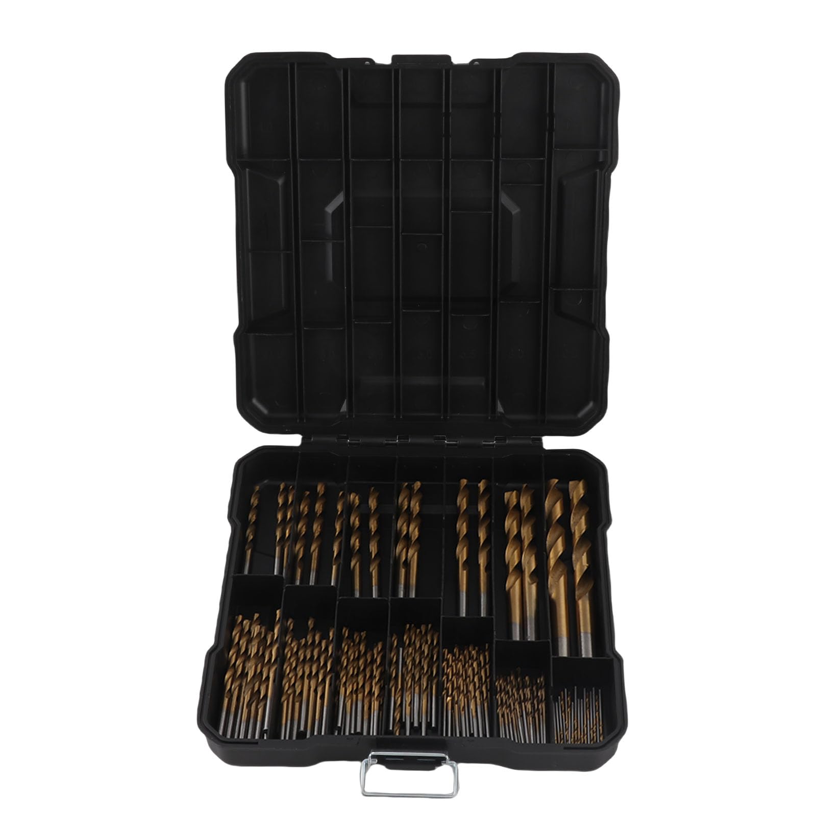 Juego de brocas helicoidales de 99 piezas, taladro manual eléctrico de acero de alta velocidad, broca de vástago redondo de 1,0 a 3,0 mm para metal, madera y plástico