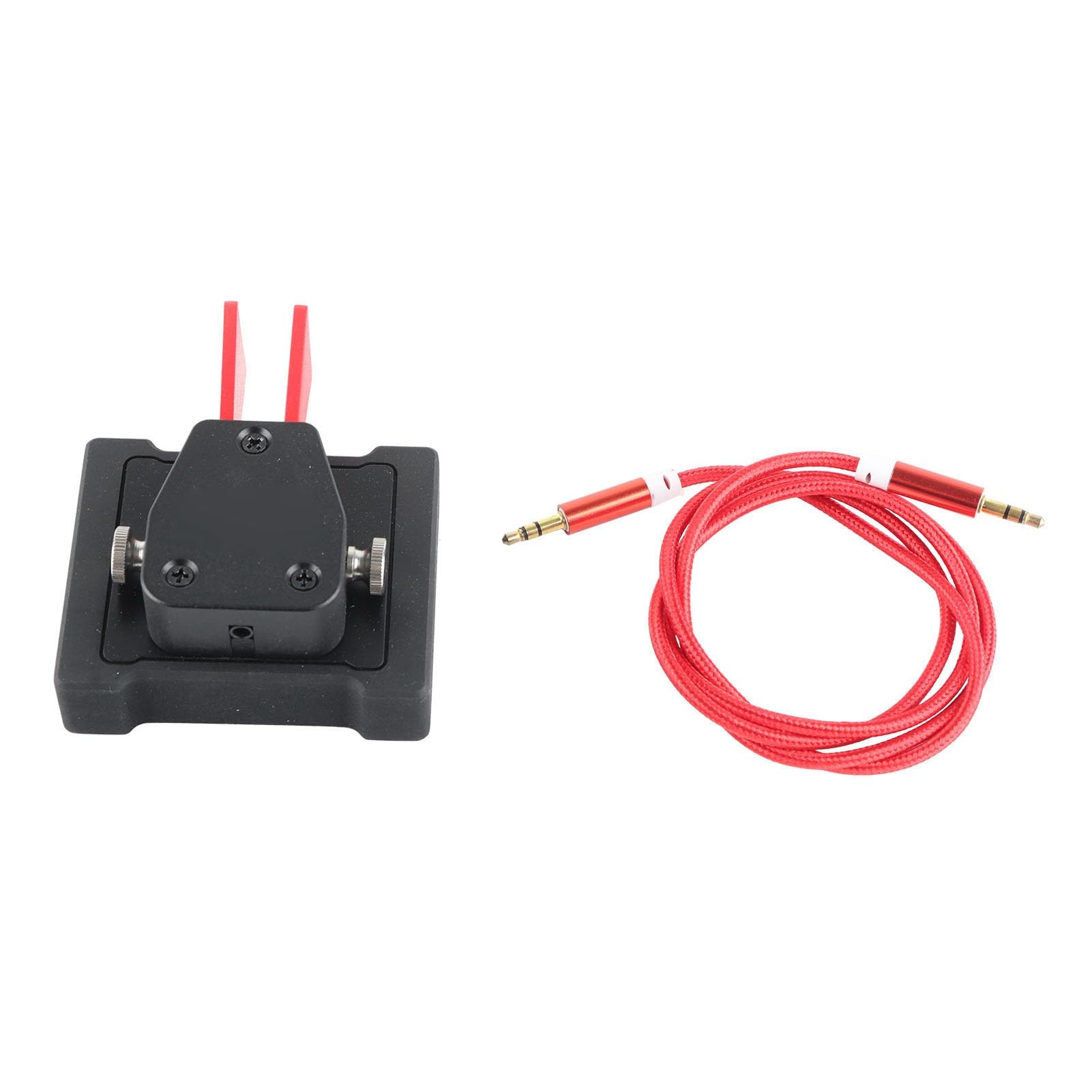 Keyer Paddle, Contatti Regolabili Chiave Codice Morse con Striscia in Gomma Antiscivolo per Appassionati di Radio a Onde Corte UNI730C
