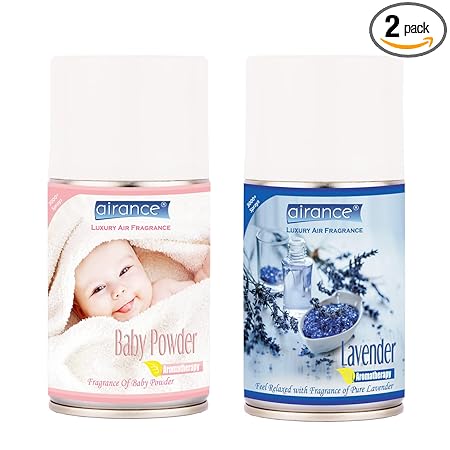 Airance Air Freshener For Home Baby Powder & Lavender - 250 ML - 3000+ Sprays - Fits Almost All The Dispensers