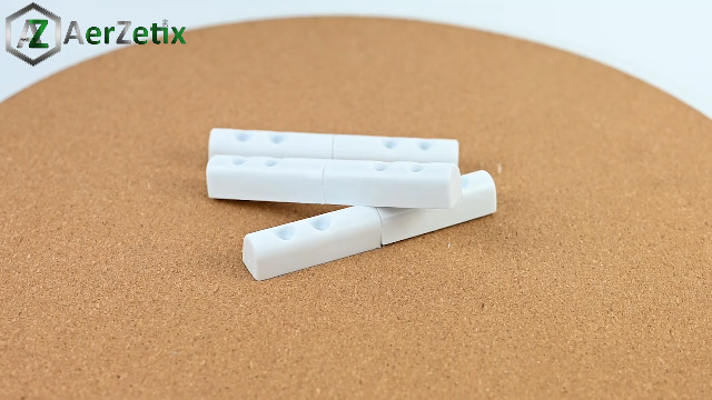 Cerniere Per Zanzariere AERZETIX - Set 3 Pezzi 100mm, Marrone, Per Finestre E Porte