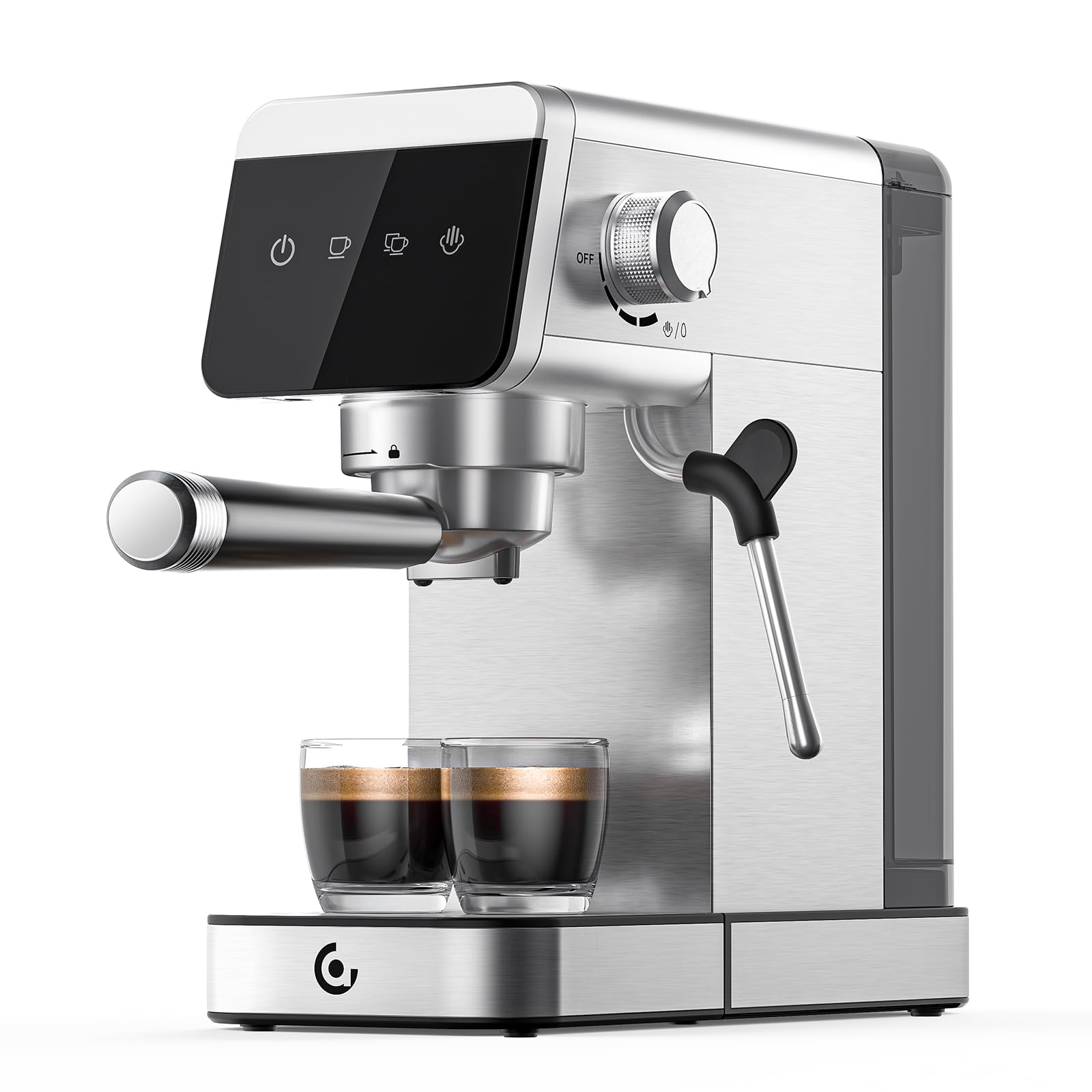 AMZCHEF EM1501 Espresso Machine with 20 Bar Professional Pump