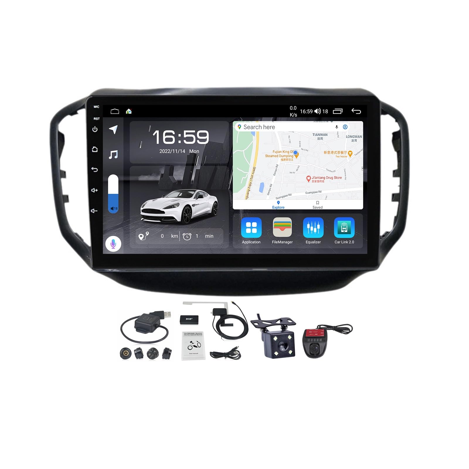Autoradio caméra de recul Chery Tiggo 5 pour sécuriser vos manoeuvres