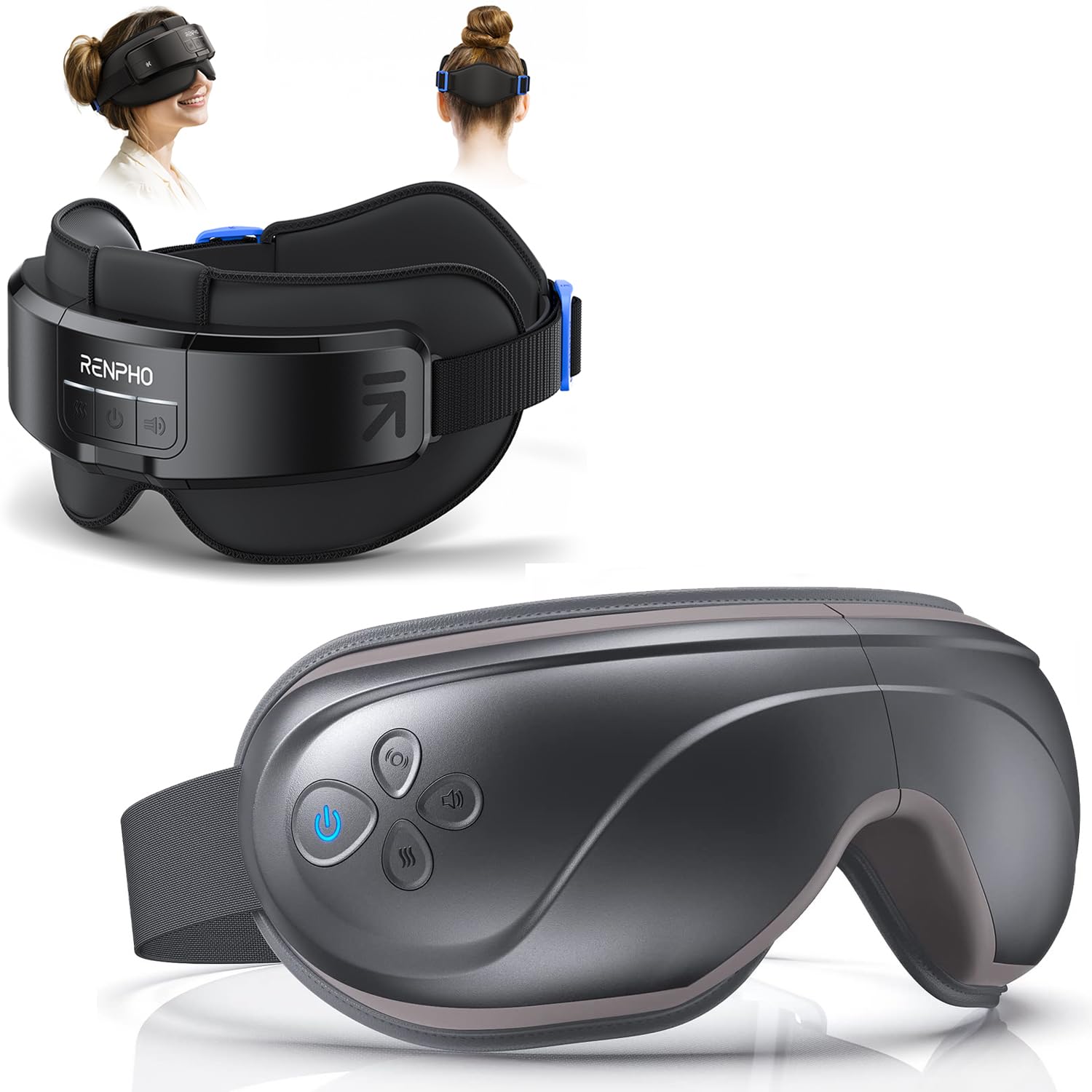 RENPHO Heated Head Eye Massager FSA HSA Eligible Eyeris 2 Eye Massager