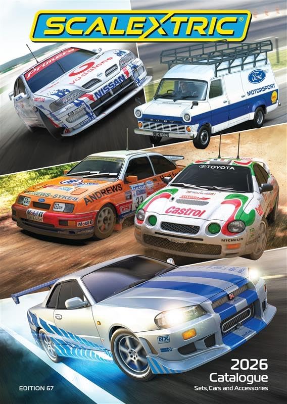 Scalextric 2026 Catalogue, Edition 66, Full Colour Collector's Guide for Sets, Cars and Accessories