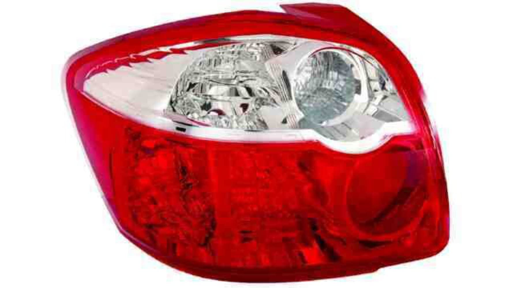 Izquierdo-PILOTO TRASERO-sin portalámparas-Blanco-Rojo IPARLUX compatible con TOYOTA AURIS (10->)