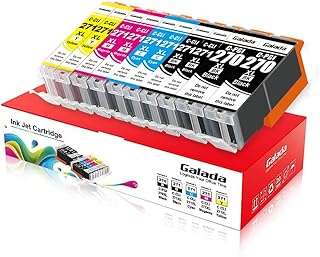 Galada Compatible Ink Cartridge Replacement for Canon PGI-270 270XL CLI-271 271XL for Pixma MG7720 MG6821 TS5020 TS9020 MG6820 MG6822 MG5720 MG5721 MG5722 TS6020 TS8020 Printer (10 Pack)