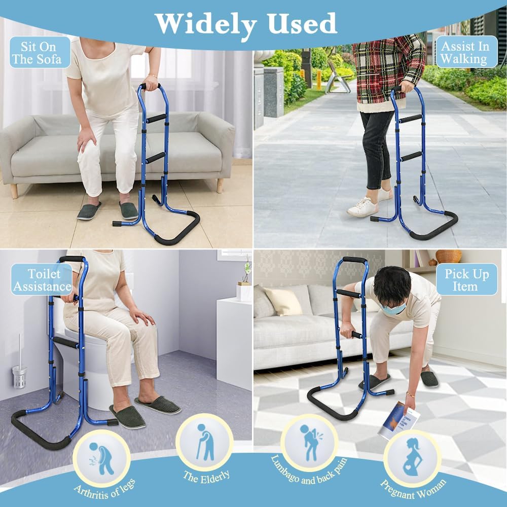 Soporte de asistencia para ancianos, dispositivos de elevación de sillas para personas mayores, soportes de pie, rieles de cama, elevador de asiento para adultos, ayuda para caminar, ayuda portátil