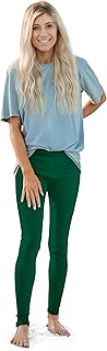 City Threads Girls' Leggings in 100% Cotton School Uniform Play - Made in USA!