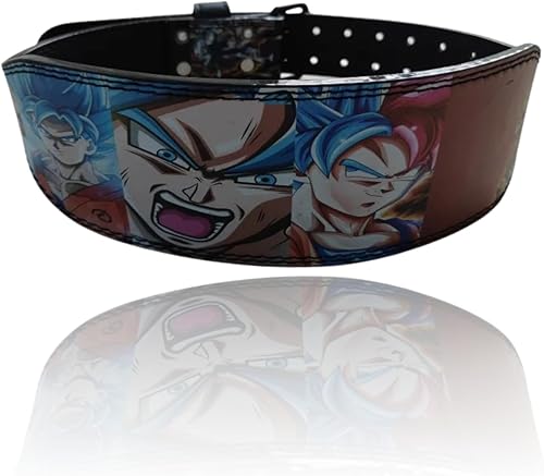 Miniatura 8 de Cinturón de palanca Anime - Cinturón de levantamiento de pesas resistente para levantamiento de potencia, cinturón de gimnasio para levantamiento de