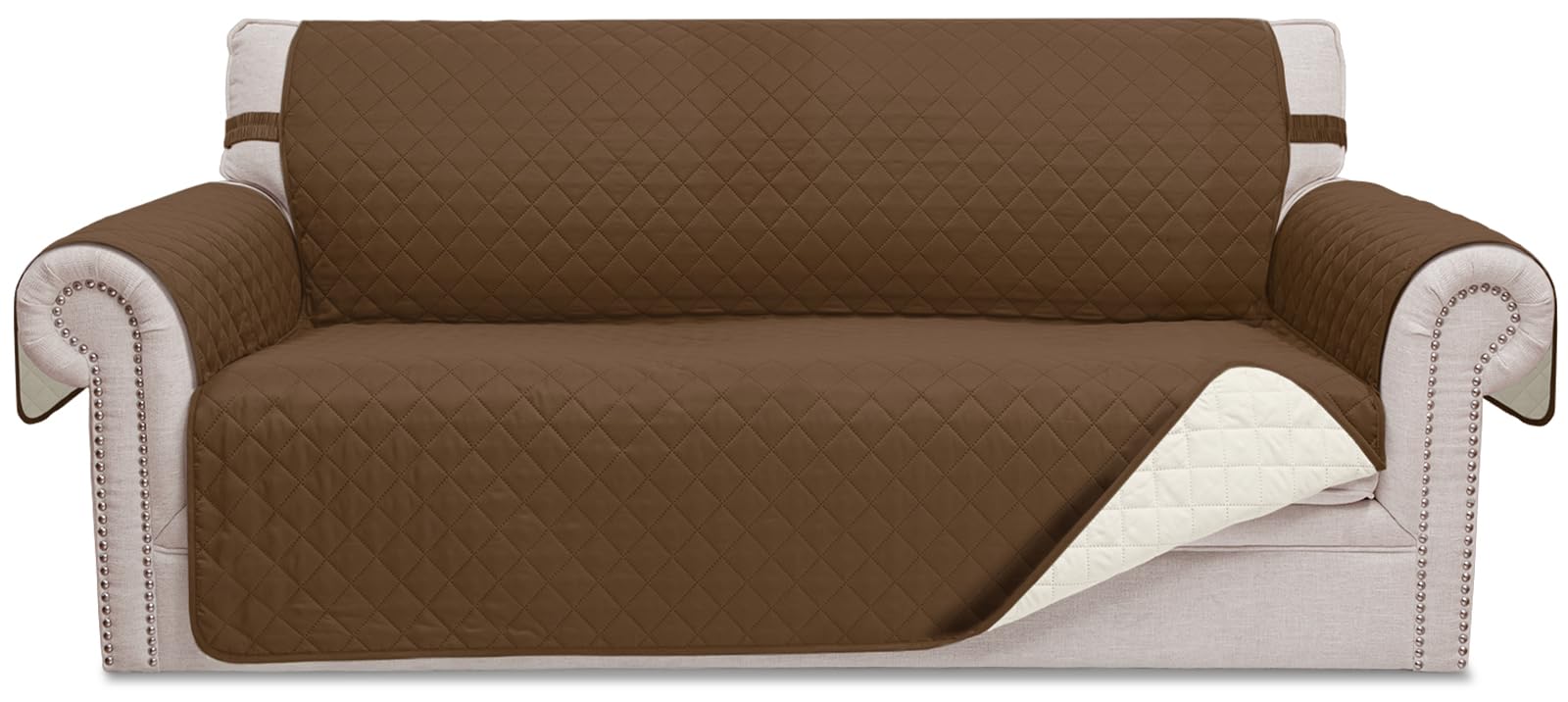 Housse de causeuse réversible haut de gamme HOMERILLA 137cm