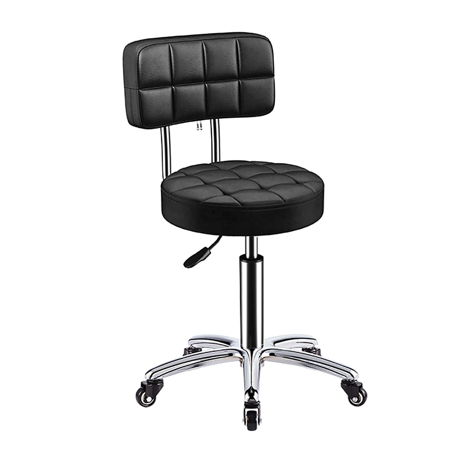 AYCDL Bar Stools, Height Adjustable Bar Chairs,artificial Leather, 360° Swivel Kitchen Stool With Backrest,A6