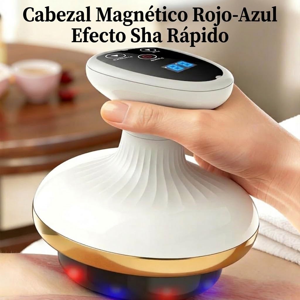 Vacuvia Maquina Celulitis, Masajeador Gua Sha multifunción, Herramienta Corporal Reafirmante, Utensilio De Masaje Para Piernas Abdomen Glúteos Brazos