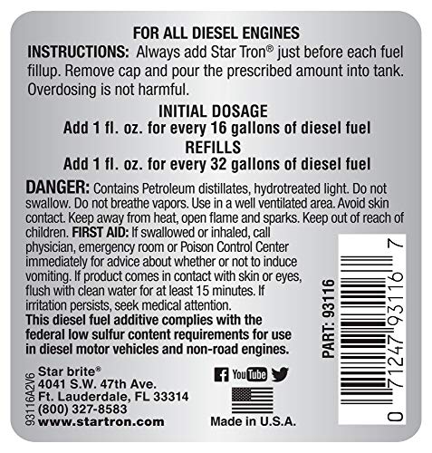 Star Brite 093116SS Star Tron Enzyme Fuel Treatment - Super Concentrated Diesel Formula thumb #1