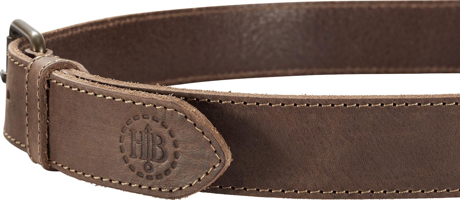 Hultafors Leather Belt 115cm, can be Shortened to a Lengh That Suits, Brown, _ - Image 2