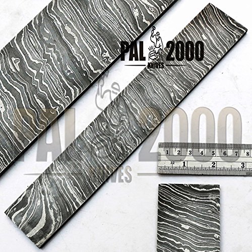 PAL 2000 KNIVES Custom Handmade Damascus Steel 34x2 Inches Billet Blank - Knife Making Bar 9991 by PAL 2000 KNIVES - Used condition - Image 3