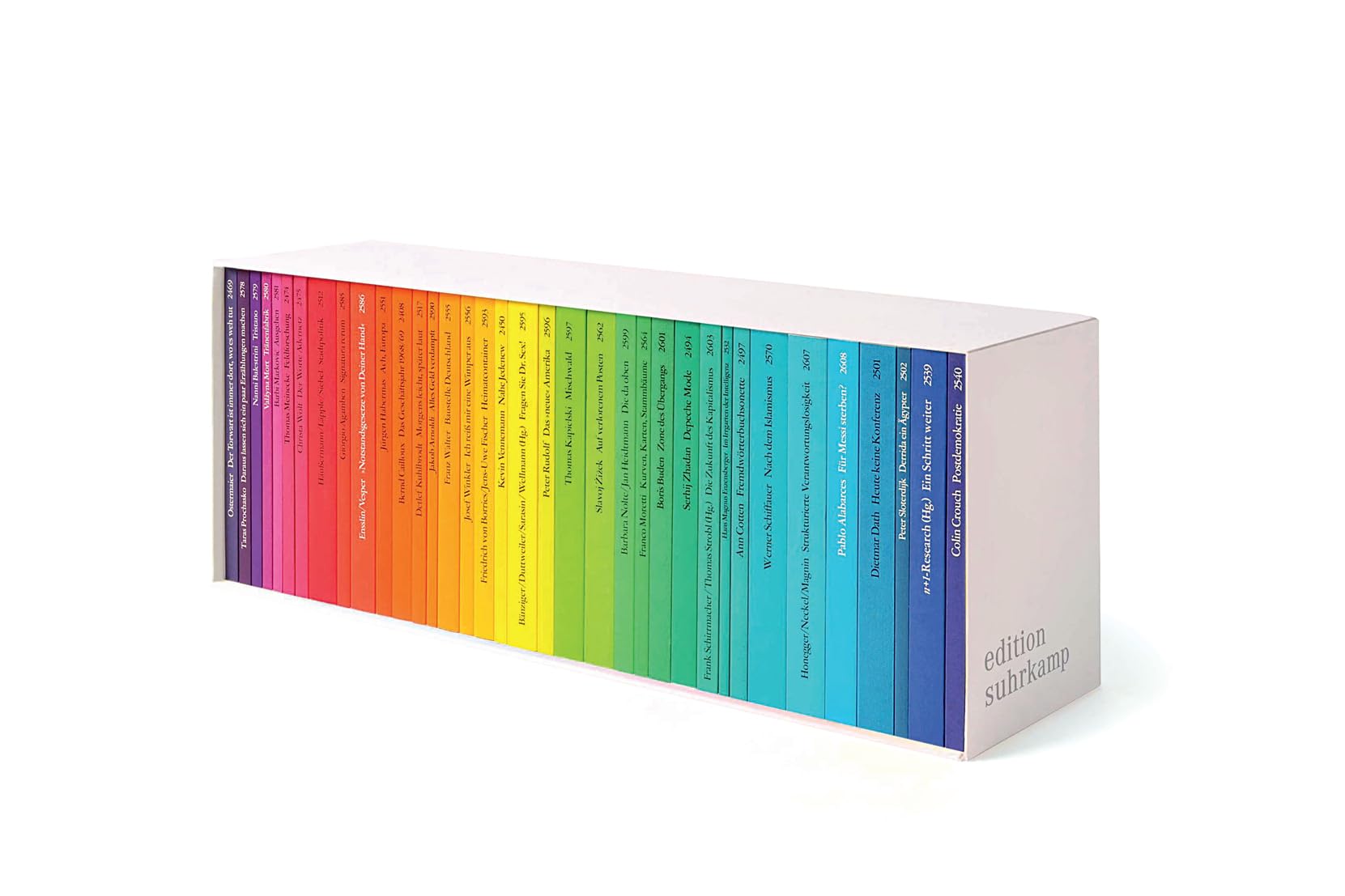 Suhrkamp Verlag Edition Suhrkamp-Kassette: 36 Bände