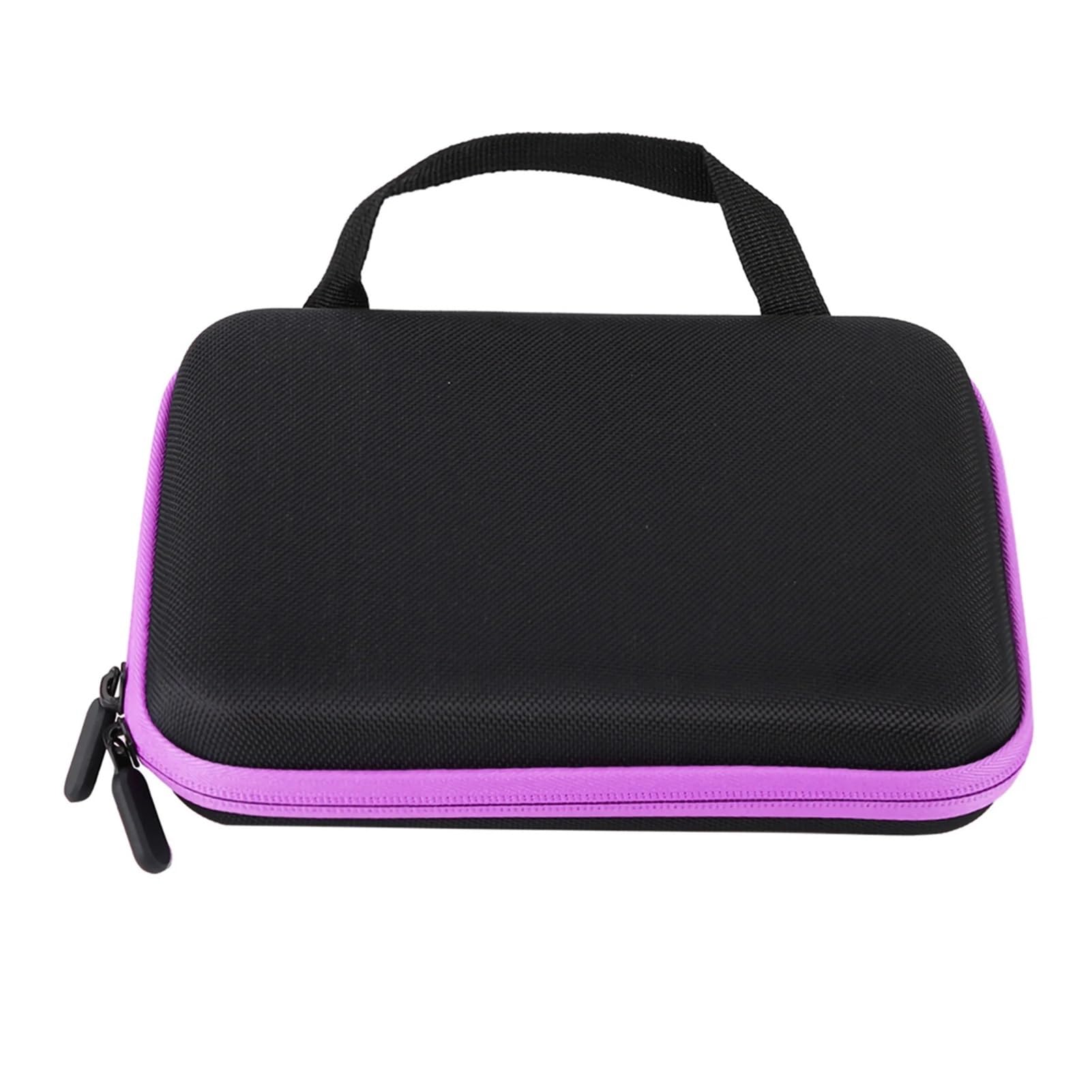 MEYTXOA Essential Oil Carrying Case 63 Slots Portable Aromatherapy Essential Oil Storage Bag Case Box(PURPLE)