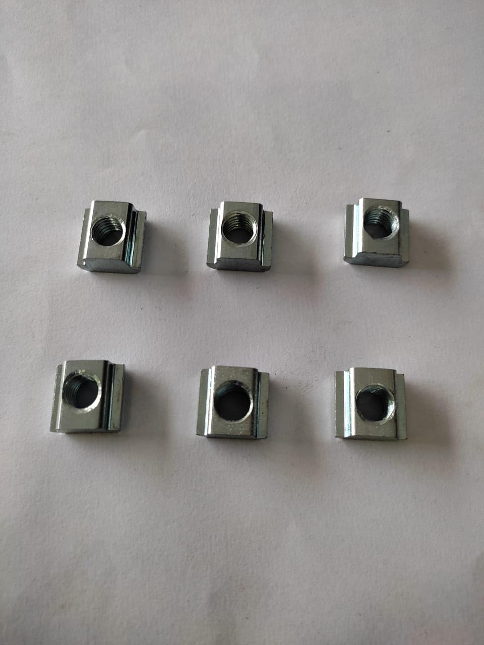 Innovant - M8 Side Loaded Slide In T Nut (Nickel Plated Carbon Steel) for 4040 Aluminium Slotted Profile 20 Pcs, Pack of 20-image-40