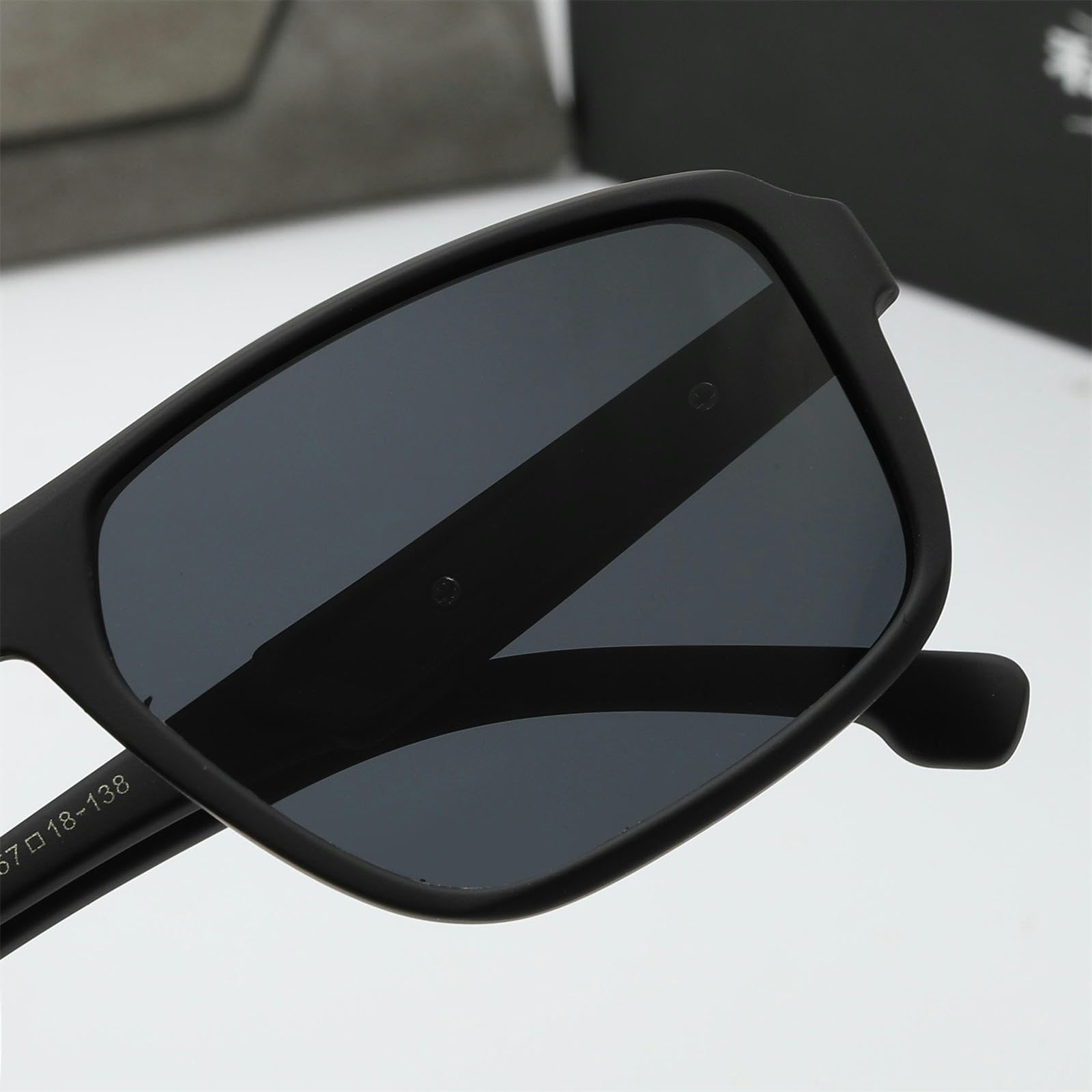 Occhiali da Sole da Donna Occhiali da Sole da Uomo E da Donna, Occhiali da Esterno alla Moda, Occhiali da Sole, Visiere da Sole, Occhiali da Sole alla Moda-pieni Grigi con Cornice Nera