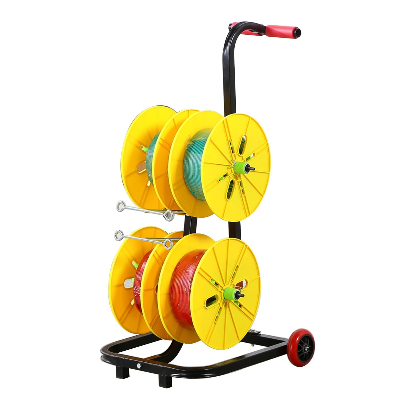 WDSOPK Spool Holders - High Strength Wire/Cable Dispensers - Conduit Display and Storage for Electrical Industrial and Retail Use (90x49x42cm)