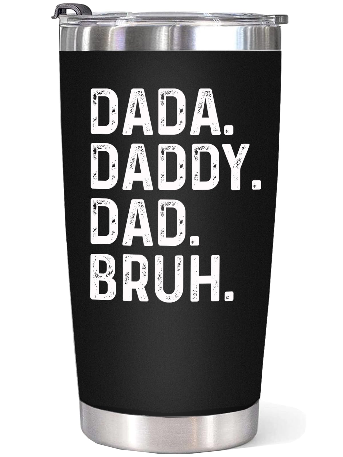 Gifts for Dad From Daughter, Son, Kids - Dad Birthday Gifts, Birthday Gifts for Dad - Dada Daddy Dad Bruh Tumbler Cup 20oz - Dad Gifts From Daughter, Son For Birthday, Fathers Day, Christmas