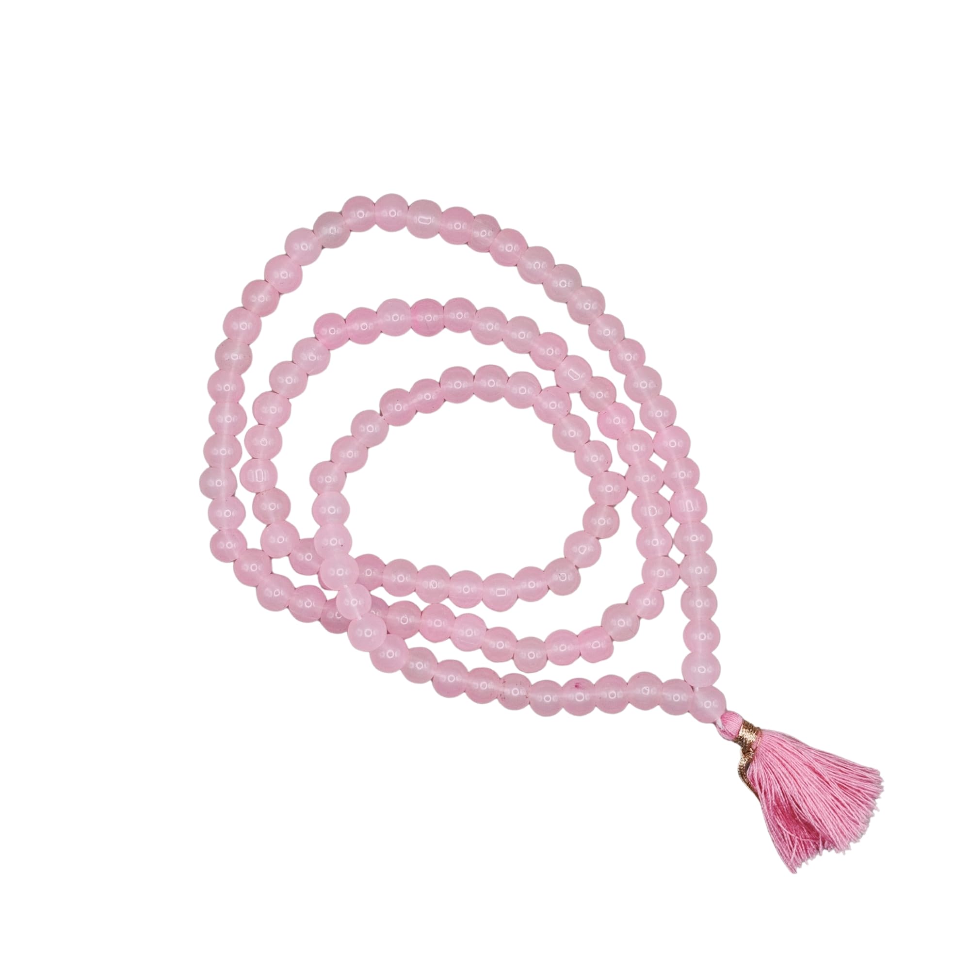 AAGAM Handmade Jaap Mala | Strong Thread 108+1 Beads + Free 27+1 Beads Rosary for Mantra Chanting. Meditation Prayer Mala for Pooja & Spiritual Gift-image-13